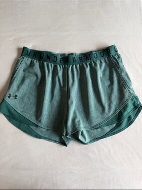 Under Armour Teal Green Women's Athletic Shorts